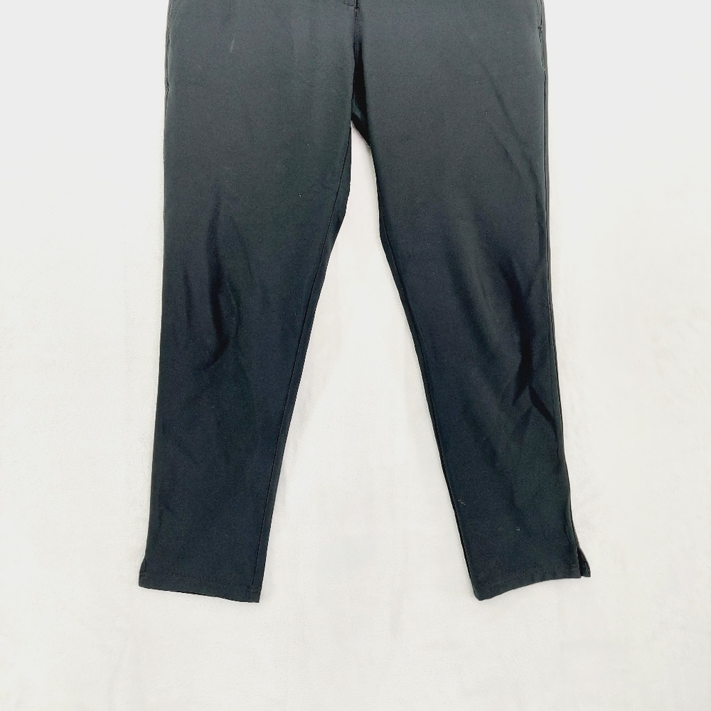 Oakley Black Business Casual Slash Pockets Zip Up Belt Loops Comfy Trousers P496 - Picture 3 of 7